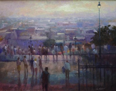 From the steps of the Sacre Coeur, 1992 by Vic Trevett